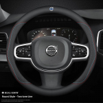 Odinis automobilio vairo apdangalas Kvėpuojantis Neslystantis Apsauginis gaubtas Volvo Xc60 Xc90 V40 V60 S60 V50 V90 S80 C40 XC40 Rdesign