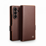 Skirta Samsung Galaxy Z Fold 8 Ultra QIALINO Premium natūralios odos dėklas-piniginė Samsung Z Fold8 Ultra Galaxy Z Fold 8 ruda