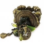 Les Tr&eacute;sors De Lily [E5822] - Bracelet Cr&eacute;ateur 'Samba' Vert