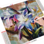 5D &bdquo;pasidaryk pats&ldquo; deimantinis paveikslas, kri&scaron;tolinio akmens paveikslas Naujas deimantinis siuvinėjimas mozaikos gėlių dekoras namams Full Round 30x30CM