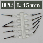 Metalinis masalas Spygliuočių karpių žvejybos reikmenys jauko geluonies smeigtukas su skaidria guma Corn Ronnie Hair Rig karpių tiekimo reikmenys