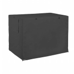 Universalus vandeniui atsparus naminių gyvūnėlių veislyno dangtis sulankstomas dangtis &scaron;unų dėžės dangtis 25&ndash;49 colių vielinei &scaron;unų dėžei XS juoda