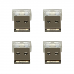 USB aplinkos ap&scaron;vietimas LED naktinis ap&scaron;vietimas be modifikacijų Automobilio atmosferos &scaron;viesos apdaila Automobilis viduje juoda