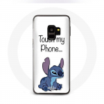 Coque pour Samsung Galaxy S9 plus Lilo et Stitch mignon Fond blanc balta