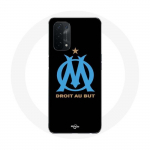 Coque pour Oppo A74 Logo Olympique de Marseille Fond Noir