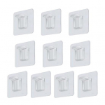 10 vnt. lentynų laikiklis, lipnus be smūgių, plaukiojančios sieninės lentynos atramos namų apyvokos reikmenys