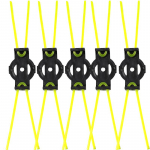 5 vnt. Paprastos žolės lyno vejapjovės priedai &Scaron;iaudų lynai, skirti vejai ir sodo priežiūrai 5 PCS