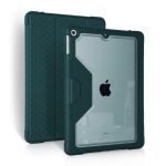 Apple iPad 10.2 dėklas: Magnetinis odinis apsauginis apvalkalas su ra&scaron;iklio anga ir plėvele iPad 10.2 2019/2020/2021 žalia