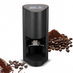 Automatinis espreso kavos presas su skaitmeniniu lietimui jautriu ekranu 5-30 kg miltelių spaudimo slėgis EU plug juoda