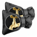 Lot de 2 housses paisses pour robinet dextrieur - tanches - Isolation thermique - Pour lhiver - Noires couleurs multiples Largeight