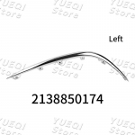 Automobilio priekinio buferio grotelių chromuota apdailos juostelė kairė de&scaron;inė Mercedes Benz E Klasės W213 2016-2020 m. OE 2138850174 2138850274