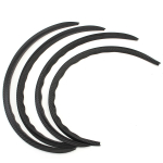 4 VNT Anglies Pluo&scaron;to Automobilio Rato Antakio Arkos Apdaila Lūpos Buferis Sparnas Mink&scaron;ta Guminė Juostelė 4PCS