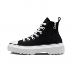 Converse Chuck Taylor All Star Lugged Lift Platform Auk&scaron;ti GS Juodi Balti Vaikams Sportbačiai A03011C 35.5