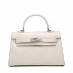 Kar&scaron;tas Antros Kartos Be Pūkų Tikros Odos Rankinė Auk&scaron;tos Klasės Mados Moteri&scaron;ka Mini Rankinė Su Tekstūra Tote Rankinė 22x7x15cm