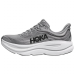 HOKA ONE ONE Bondi 9 Neslystantys Atsparūs Dilimui Žemi Bėgimo Bateliai Ilgoms distancijoms Vyri&scaron;ki Pilki 2E Pločio Sportbačiai 1162013-GCTC 44 pilka spalva