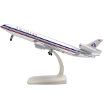 63 American Airlines MD-11 Metalinis Modelinis Lėktuvas, 20cm white