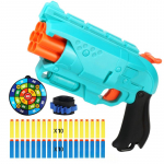 Vaikams 6-S Mink&scaron;tų kulkų pistoletas su 20 kulkų Taikinys Apyrankė Nerf Blaster Žaislinis pistoletas Patalpoje Lauke &Scaron;audymo Strėlyčių Blasteris Dovana
