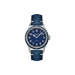 Montblanc 1858 Automatinis Mechaninis Laikrodis 100m Atsparus Vandeniui 40mm Mėlynas Ciferblatas Nerūdijančio Plieno Korpusas Natūralios Odos Dirželis Vyri&scaron;ki Laikrodžiai 126758 Dark Blue Watch Dial