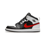 Jordan 1 Mid White Black Chile Red PS 640734-075 35