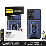 Karinio lygio &bdquo;Defender&ldquo; &scaron;arvuotas dėklas, skirtas &bdquo;Oppo Reno 15 Pro Max 15C 15F 14 F/Pro A6 Pro A5X A5 4/5G&ldquo;, OTT-Box patogus laikiklio dangtelis OPPO A6 5G mėlyna