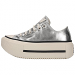 Chuck Taylor All Star Converse Lift Dvigubas padukas 'Silver Egret Black' A16406C 38 gray