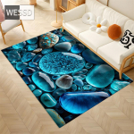 3D kilimas Spalvingas akmens kilimėlis Mink&scaron;tas kilimas miegamajame Mielas kilimėlis koridoriuje sugeriantis tualeto kilimėlis Didelis vonios kilimėlis 150x240cm 1pcs