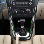 Automobilių priedai Anglies pluo&scaron;to ra&scaron;tas Centrinės valdymo pavaros perjungimo skydelis U formos rėmo dangtelio apdaila, skirta VW Golf 6 MK6 2008 m.