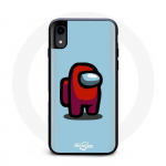 Coque Iphone XS Among Us Character With Green Leaf