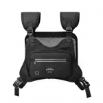 Lauko krūtinės krep&scaron;ys Reguliuojami dirželiai Didelės talpos vandeniui atspari ki&scaron;enė su užtrauktuku Vyrams Moterų Sporto Dviračių Bėgimo Liemenės Krep&scaron;ys Žygiams Kelioninis EDC krūtinės paketas Mesh cotton