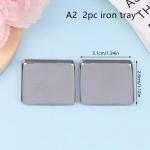 1/2/3/4/6 vnt Tu&scaron;čios akių &scaron;e&scaron;ėlių skardinės makiažo paletės tu&scaron;čios kvadratinės paletės aliuminio dėklai pudrai A2