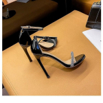 Avalynė Stileto Sandalai Moterims Vienos Juostelės Moteri&scaron;ki Batai Kri&scaron;toliniai Vasaros 2024 Sidabriniai Ploni Kulniukai Strypas Pole Dance Azijieti&scaron;ki Dydžiai I&scaron;pardavimas 34