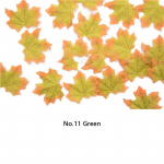 Dekoratyvinis klevo lapas 13g Pageidaujama medžiaga Imitacinis meistri&scaron;kumas Dirbtinės &scaron;ventinės vakarėlio reikmenys Klevo lapas 13 Pasirinktinai