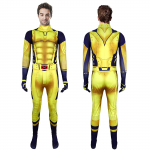 Coswear Tight Fitting Stage Performance Suit Jumpsuit Tight Pants Stage Set 110 geltona