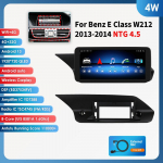 Ossuret 10.25 Android 13 Automobilio radijas 2din I&scaron;manusis Carplay Mercedes Benz W212 E-Class E200 E230 E260 E300 S212 NTG 4.0 4.5 5.0 Multimedija Audio 4W 4G 32G