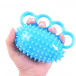 Finger Grip Ball Masažas Reabilitacinis mokymas Pagyvenusių žmonių Mank&scaron;ta Kamuoliukas Ranka mėlyna