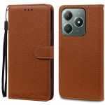 Dėklas Realme C61 Piniginės Odinis Atverčiamas Vir&scaron;elis Dėklas Realme C61 Realme C 61 Telefono Dėklas Knygelės Vir&scaron;elis Coque Fundas Korpusas For Realme C61 ruda