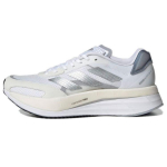 Adidas Adizero Boston 10 moteri&scaron;ki sportbačiai, balti, metalikiniai, debesų baltumo ir sidabro spalvos, GY0907 37⅓