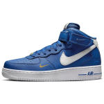 Nike Air Force 1 Mid 07 LV8 40-ojo jubiliejaus - Blue Jay Vyri&scaron;ki kedai Geltonai-Ochros Spalvos Balti Sail DR9513-400 39