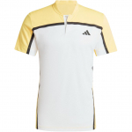 Adidas Heat.Rdy Pro Freelift Henley Spalvų Blokas Laisvalaikio Lauko Sportinis Apvalus Kaklas Megztinis Trumpomis Rankovėmis Mar&scaron;kinėliai Vyri&scaron;ki Vir&scaron;utiniai Drabužiai Ry&scaron;kiai Geltonas IS8969 M