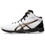 Asics V-Swift FF MT 3 Patogūs Smūgius Sugeriantys Patvarūs Palaikantys Vidutinio Auk&scaron;čio Tinklinio Treniruočių Batai Unisex Krosiniai Batai Balti Juodi 1053A044-100 45