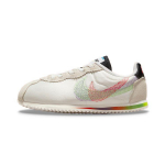Nike Cortez PS Be True 2022 Vaikų sportbačiai Kreminis Summit-White Juodas DX6918-100 29.5