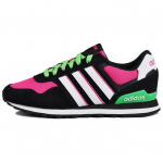 Adidas Slip Resistant Abrasion Resistant Low top Running Shoes Women's Black F99324 36⅔