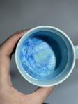 300ml Ledo Kristalo Keramikos Glazūra Mokyklai Speciali Meno Glazūra Vidutinės Temperatūros Elektrinė Krosnis 1250-1260℃ 300ml blue