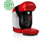 Machine &agrave; caf&eacute; multi-boissons - BOSCH - TASSIMO - T11 Style rouge - 1400 W juoda