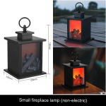 Simuliacinis židinys Kūrybi&scaron;ki smulkūs papuo&scaron;alai Namų mink&scaron;tas dekoravimas Amatai Žvakidė Imitacija dekoracija Led anglis Dinaminė liepsna vėjo lempa B