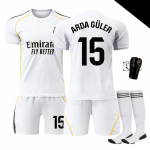 (#15 ARDA G&Uuml;LER) 25-26 Real Madrid namų La Liga futbolo mar&scaron;kinėliai vaikams ir suaugusiems 16#