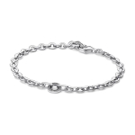 Pandora Pav&eacute; tu&scaron;čiavidurė puo&scaron;ybinė apyrankė moteri&scaron;ka sidabrinė 592777C01 sidabras