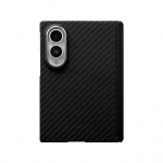 Tikro anglies pluo&scaron;to telefono dėklas, skirtas Samsung Galaxy Z Fold8 Fold 8, su Kevlaro aramidinio pluo&scaron;to magnetiniu dangteliu, itin plonas, su Magsafe dėklais Carbon Fiber&Galaxy Z Fold8 black
