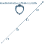 Les Tr&eacute;sors De Lily [G1253] - Bracelet Argent 'Chor&eacute;graphie' argent&eacute; (love) - 7 mm sidabras