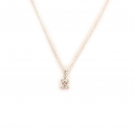 Les Tr&eacute;sors De Lily [L4596] - Collier Argent 'Celestina' blanc argent&eacute; (rhodi&eacute;) - 12x6 mm